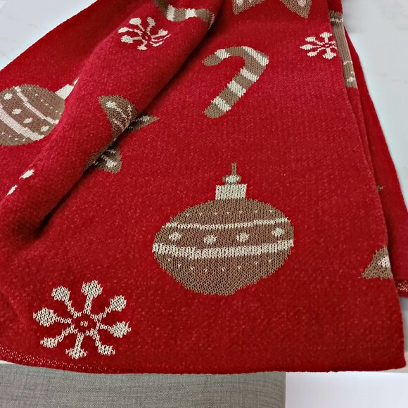 NEW! EXQUISITE SWEATER KNIT GINGERBREAD BLANKET - Picture 3 of 5
